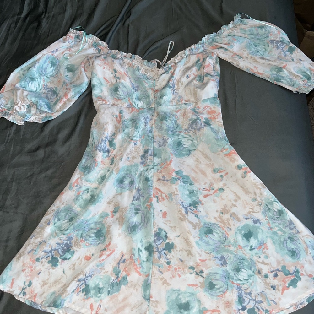Floral Off-Shoulder Dress